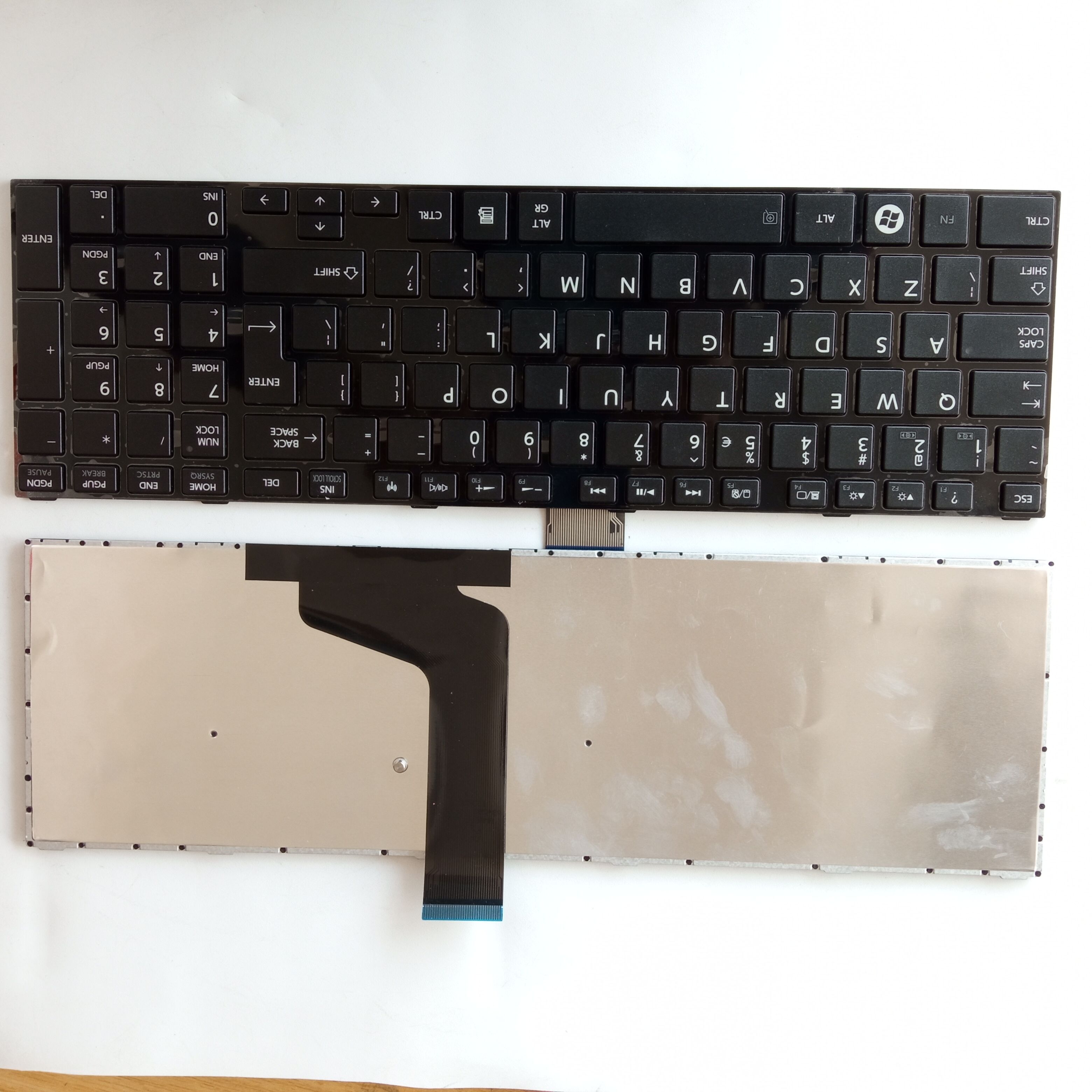 Picture of New Replacement Laptop Keyboard For TOSHIBA L850 BLACK FRAME BLACK (OEM) UI Layout